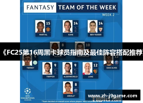 《FC25第16周黑卡球员指南及最佳阵容搭配推荐》